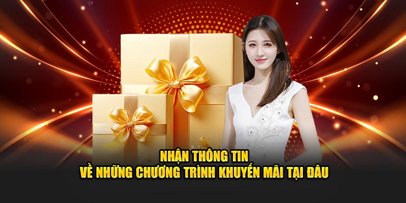 Nhận thông tin về những chương trình khuyến mãi tại đâu